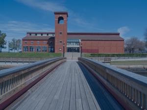 Fall River Heritage State park visitor center Massachusetts