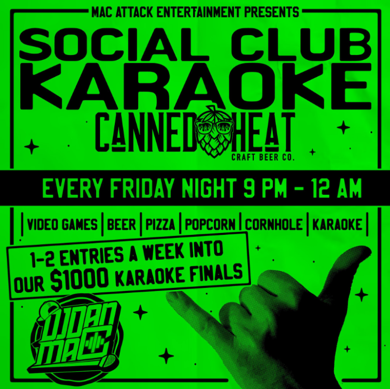 Social Club Karaoke w/ DJ Dan Mac (weekly)