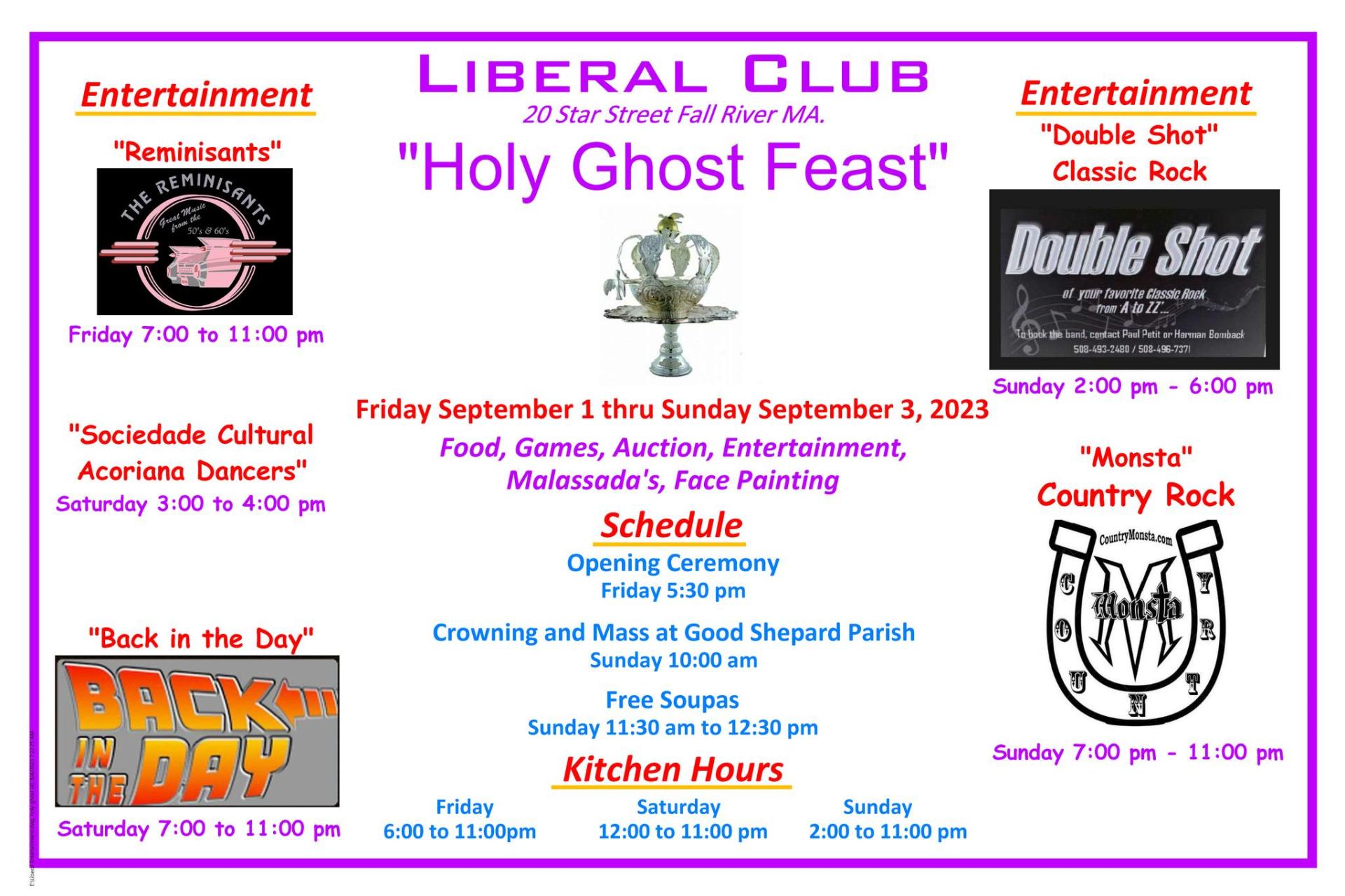 Liberal Club Holy Ghost Feast of the Trinidade Viva Fall River