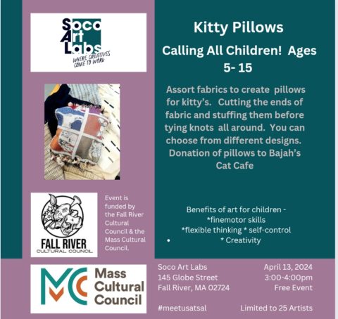 Kitty Pillows To Benefit Bajah’s Cat Cafe 