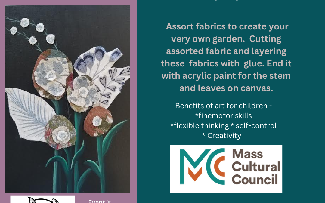Textured Fabric Art – FREE Children’s Workshop