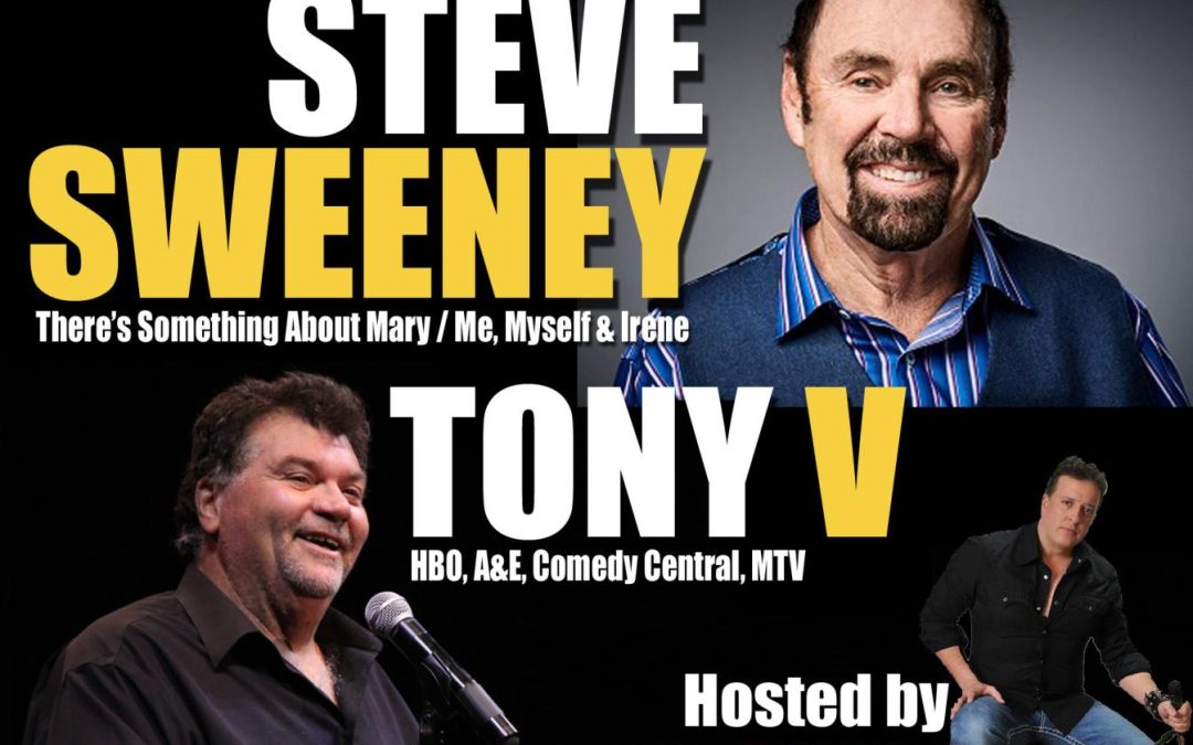 Boston comic legends Steve Sweeney and Tony V in Somerset on 10/24