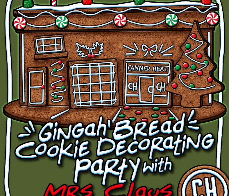 Gingah Bread Cookie Decorating Party with Mrs. Claus