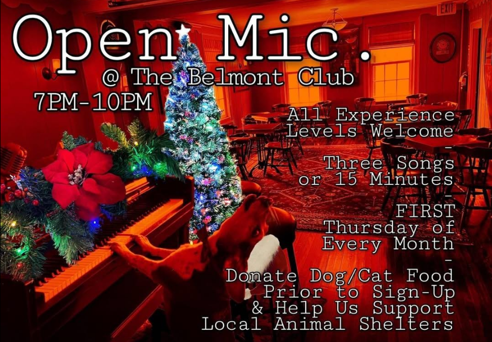 Open Mic Night (monthly)